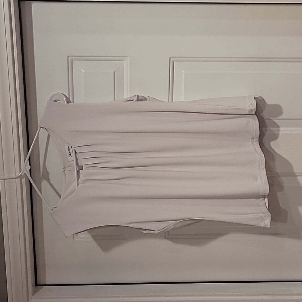 White Calvin Klein Blouse size 16